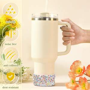 Funda de Silicona con Diamantes Brillantes para Vasos Stanley Cup de 40/30/20 oz, HydroJug Traveler, Simple Modern y Owala Tumbler de 40 oz - Product Image 5