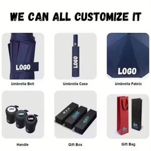 Custom Printed Logo <b>Umbrella</b> Wholesale for Business Event Promotional Gift <b>Windproof</b> Portable Fast <b>Umbrellas</b> - Product Image 3