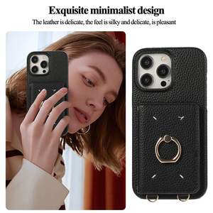 Marchio alla moda ricamato portafoglio a tracolla anello inserto scheda per <span class=keywords><strong>HUAWEI</strong></span> <span class=keywords><strong>MATE</strong></span> 60 magic6 P70pro trending card cover del telefono - Product Image 5