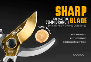 Manual Bypass Pruner for Cutting Professional Hand Garden Tools for Plant Maintenance <strong>Tree</strong> <strong>Pruning</strong> Shears - Product Image 6