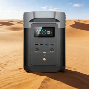 Générateur solaire Delta2 Max 2400w 2046wh en aluminium, station d'alimentation portable de secours, batterie Lifepo4, camping en plein air - Product Image 3