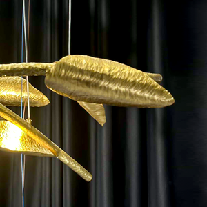 Lampadario <span class=keywords><strong>a</strong></span> Foglie per <span class=keywords><strong>Camera</strong></span> <span class=keywords><strong>da</strong></span> <span class=keywords><strong>Letto</strong></span>, Illuminazione <span class=keywords><strong>a</strong></span> <span class=keywords><strong>Sospensione</strong></span> per Isola Cucina, Lampada per Resort e Ristoranti - Product Image 4