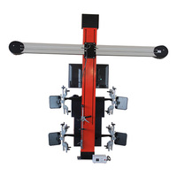 Machine d'alignement 3D personnalisée pour voitures avec double écran haute définition de 32 pouces et cabine de pulvérisation pour outils de pneus
