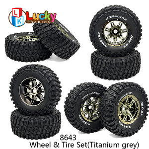 ZD Racing DBX-07 Bánh Xe 8639 Lốp Với Bọt Chèn 8642 Bánh Xe & Tire Set (Màu Xanh) 8643 Bánh Xe & Tire Set(Titan Màu Xám) - Product Image 2