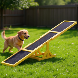 Rampa de Agilidad para Perros, de Madera, Manual, Juguete Interactivo para Mascotas, Equipo de Entrenamiento y Ejercicio al Aire Libre - Product Image 2