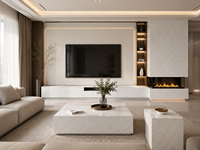 Nouvelles dalles de marbre blanc Aristonia pour îlots de cuisine, murs de salle de bain, revêtements de sol de hall, plans de travail de salle de bain et panneaux muraux à motifs.