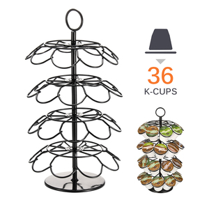Soporte giratorio para cápsulas de café Nespresso Dolce Gusto k-cup, estante de almacenamiento para cápsulas de café, torre de exhibición - Product Image 2