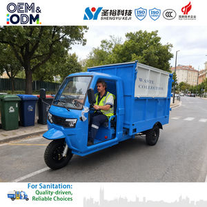 รถบรรทุกขยะไฟฟ้า 3 ล้อ พร้อมกล่องบรรทุก 2 เมตร - รับผลิตแบบ OEM/ODM - ประสิทธิภาพสูงสำหรับงานสุขาภิบาล - Product Image 3