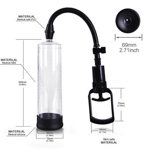 Handmatige Vacuüm <span class=keywords><strong>Penis</strong></span> Pomp Versterken Enlarger Booster Extender Apparaat Voor Mannen <span class=keywords><strong>Penis</strong></span> <span class=keywords><strong>Massage</strong></span> Zorg Met 3 Stuks Zuighulzen - Product Image 6