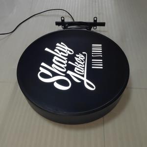 Hộp Đèn Biển Ngoài Trời Cho Tiệm Cắt Tóc Tiệm Cắt Tóc Hộp Đèn Led Quảng Cáo Treo Tường Hình Tròn Trang Trí - Product Image 1