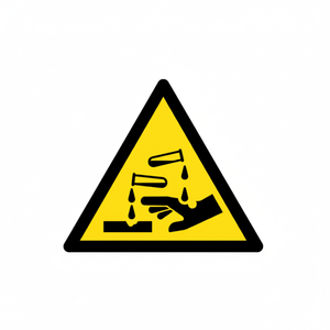 Segno ed etichette ADR-sostanze corrosive alluminio 580mm - Product Image 2