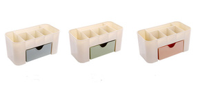 Plastic <strong>Decorative</strong> Desktop Cosmetic Organizer Multi-Purpose Colorful Makeup <strong>Storage</strong> Plastic Makeup <strong>Box</strong> - Product Image 5