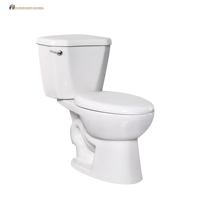 Inodoro sifónico de dos piezas de artículos sanitarios a precio de fábrica barato con inodoro de descarga lateral para Baño