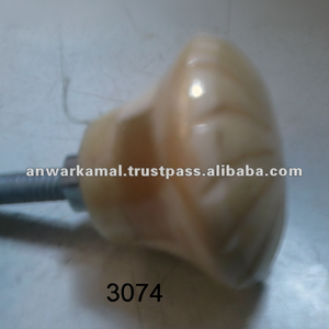 คุณภาพสดดึงและจับการออกแบบสีประตูเฟอร์นิเจอร์ลูกบิดประตูเรซิ่น - Product Image 1