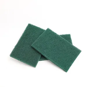 Customized Non Scratch Abrasive Aluminum Oxide Nylon Fiber Heavy Duty Industrial Kitchen Scouring Pads Dishwash Cleaner Sheet