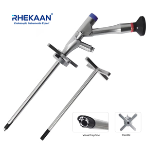 <span class=keywords><strong>Set</strong></span> Kanula Trephine Visual Manual untuk Bedah Tulang Belakang Sistem Endoskopi Transforaminal Instrumen Bedah Tulang dari Baja dan Plastik - Product Image 1