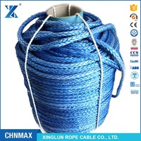 Cuerda de fibra sintética UHMWPE/HMWPE Cuerda marina para embalaje Durable y de alta resistencia