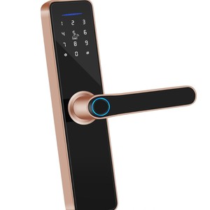 Coque de serrure électronique intelligente Huamaixin en alliage d'aluminium moulé sous haute pression, pièces de serrure de porte à reconnaissance d'empreintes digitales - Product Image 4