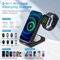 2023 Hot 3-in-1 pengisi daya nirkabel stasiun dudukan Dock OTP & OVP dilindungi untuk Apple Watch untuk Airpods Pro iPhone 14/13 Pro/12/