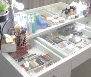 2024 Fast Delivery From Stock Bedroom Wood Furniture Vanity <strong>Dressing</strong> <strong>Table</strong> White Makeup Dresser <strong>With</strong> <strong>Mirror</strong> - Product Image 4