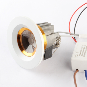 Foco <span class=keywords><strong>LED</strong></span> COB de 3W de Alta Calidad con Cuerpo de Aluminio, Mini Foco <span class=keywords><strong>LED</strong></span> de 12V CC con Sistema de Seguimiento Remoto - Product Image 1