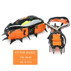 12 dents professionnel en acier inoxydable 3mm léger <span class=keywords><strong>Crampons</strong></span> extérieur escalade pêche sur glace neige dérapage chaussure couverture <span class=keywords><strong>sac</strong></span> - Product Image 6