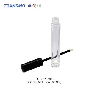7ml <b>Black</b> Lip Gloss Tube with Screw Cap Glass Empty Private Label for Base Blush Plastic Material - Product Image 5