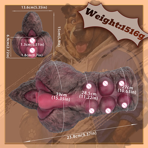 Loyal Dog Milo Head Fantasy Creature Masturbation Sleeve <b>for</b> <b>Men</b> Single Tunnel Design Furry-Inspired Adult <b>Toy</b> Dropshipping - Product Image 5