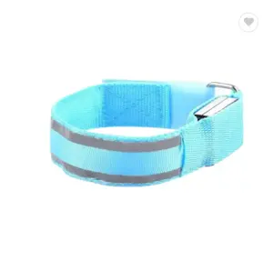 Reflecterende Led Armband Armband Veiligheidsgordel Voor Nachtelijke Hardloopfietsen Buitenactiviteiten Comfortabele Armband #4o05