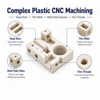 Fabrication de pièces en plastique dur sur mesure par usinage CNC à cinq axes en Suisse : POM blanc, Acetal, G-10, FR4, HDPE, LDPE, PA, GF30, Nylon, PC