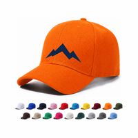 Op maat gemaakte bedrukte baseballcap OEM 6-panel gebogen klep katoenen pet sportcap logo verstelbare snapback bulk