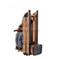 Máquina de Remo de Agua Plegable de Madera, Equipo de Ejercicio Comercial para Gimnasio, Máquina de Remo Plegable de Agua en Venta