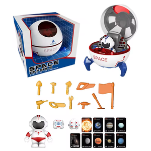 Juguete Espacial Interestelar para Armar, 23 Piezas, Divertido Juguete Educativo 3D para Niños, Nave Espacial Creativa con Luz y Música - Product Image 2