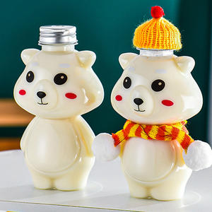 Campione gratuito 350ml Shiba Inu bottiglia di bevanda avvitato Top può personalizzato bottiglia di <span class=keywords><strong>Manila</strong></span> Philippine antifurto zucchero di paglia cibo barattolo di plastica - Product Image 2