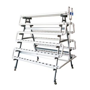 Grand système de culture hydroponique en serre intérieure avec 168 trous pour tuyaux en PVC blanc - Product Image 5