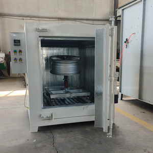Horno de Curado de Recubrimiento en Polvo Industrial con Calentador Eléctrico de Ruedas de Aleación Económico - Product Image 1