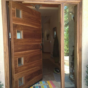 Puertas Modernas Ovaladas <span class=keywords><strong>de</strong></span> <span class=keywords><strong>Madera</strong></span> con Diseños <span class=keywords><strong>de</strong></span> Marcos <span class=keywords><strong>de</strong></span> <span class=keywords><strong>Madera</strong></span> - Product Image 2