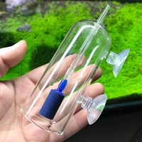 Pompes et accessoires, oxygénateur d'aquarium à haute dissolution, gobelet en verre à bulles d'air