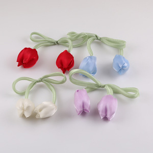 Capullos de Tulipanes Artificiales de Tela para Manualidades, Lazos para Cortinas, Accesorios de Ropa - Product Image 3