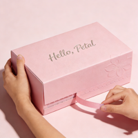 Caja de Envío Corrugada con Logotipo Personalizado al por Mayor, Caja de Correo con Cierre Desprendible, Recubrimiento UV y Forro de Esponja para Suero para el Cuidado de la Piel