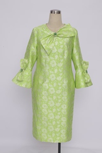 Prix d'usine 3xxx Robes de mère de la mariée africaines en tissu jacquard grande taille pour femmes - Product Image 3