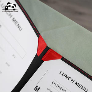 Cubierta de Menú de Cuero PU con Logotipo Personalizado en Relieve para Restaurante, Cafetería, Salón de Té - Product Image 2