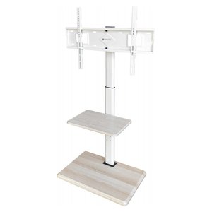 Soporte para monitor TV de suelo (40 Kg) VESA 600 x 400 Blanco y Madera ICA TR59 - Product Image 3