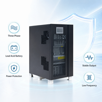 Powermerry 33-80 80kVA Fabriqué en Chine Onduleur en ligne triphasé à batterie au plomb certifié CE ROHS pour applications médicales, industrielles et centres de données 0ms