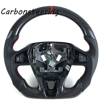 Volant sport personnalisé en fibre de carbone brillante pour Renault Megane Mk3 RS Trophy Clio IV RS Megane III RS Amélioration de l'intérieur