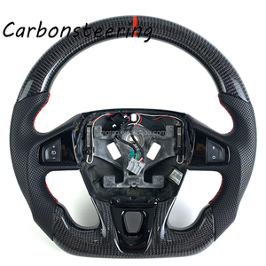 Volant sport personnalisé en fibre de carbone brillante pour Renault Megane Mk3 <span class=keywords><strong>RS</strong></span> <span class=keywords><strong>Trophy</strong></span> <span class=keywords><strong>Clio</strong></span> IV <span class=keywords><strong>RS</strong></span> Megane III <span class=keywords><strong>RS</strong></span> Amélioration de l'intérieur - Product Image 1