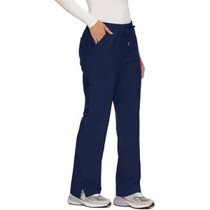 Pantalones Cargo Médicos para Mujer FOXA, Cintura Media, Elásticos, Transpirables, 8 Bolsillos, Corte Holgado, Ropa de Trabajo - Product Image 1