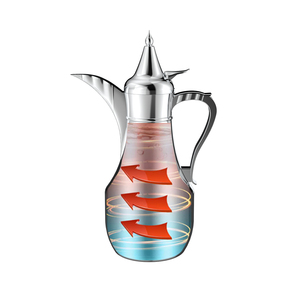 Argento dorato in acciaio inox doppia parete fiaschetta arabica pentola acqua calda caffè acqua termica sottovuoto Thermos brocca - Product Image 4