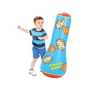 Wholesale Qihui Eco-Friendly Heavy Duty <b>Standing</b> Freestanding Inflatable <b>Punching</b> <b>Bag</b> PVC Boxing Trainer - Product Image 3