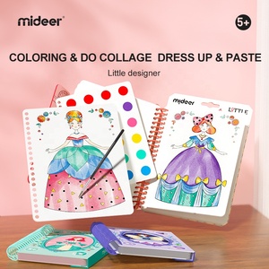 มิดเดียร์ MD2202 หนังสือสติกเกอร์เจ้าหญิงสำหรับเด็ก 3-7 ปี เด็กหญิงตัวน้อยเปลี่ยนเสื้อผ้าการ์ตูนสติกเกอร์สมุดระบายสีของเล่น - Product Image 2